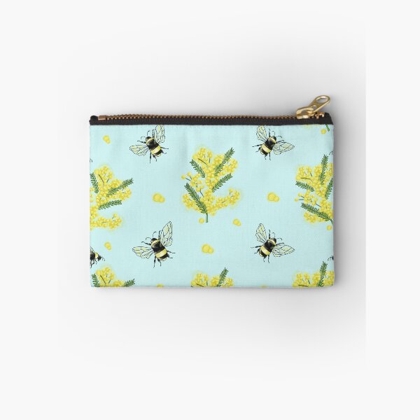 Item preview, Illustrazione con mimosa, api e sfondo chiaro designed and sold by Lucia85.