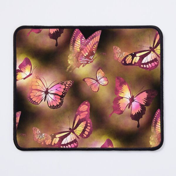Item preview, Peach Glowing Magic Butterflies Pattern designed and sold by Victoria Lehnard.