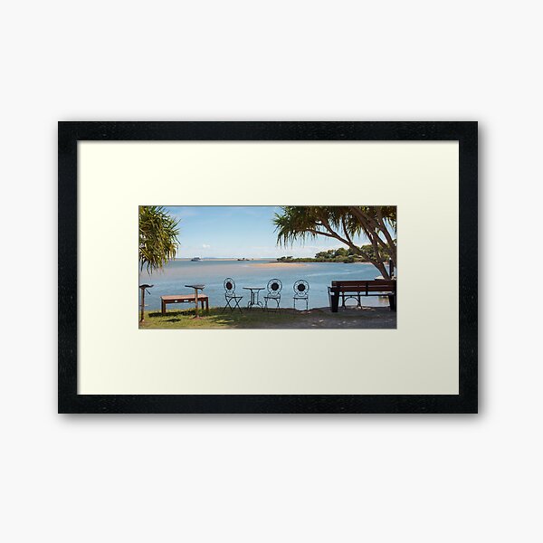 Sunset view, 1770, Australia Framed Art Print