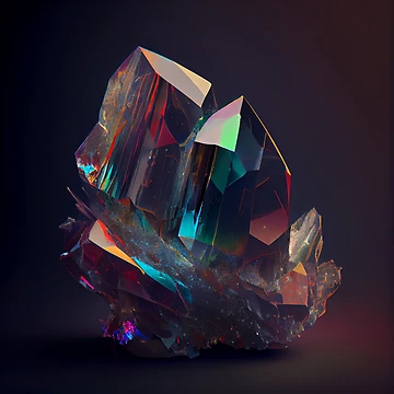Vorschaubild zum Design Spectral Quartz Tampering Digital Painting von CodeAndColors