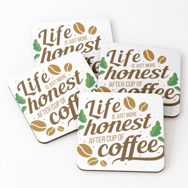 Item preview, Life Is Just More Honest After Cup Of Coffee designed and sold by be-awesome-.