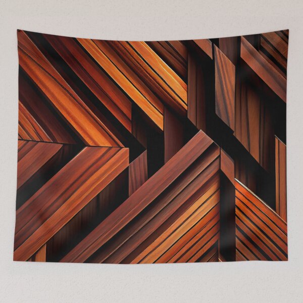 Artikelvorschau, Abstract Wood Industrial Pattern Digital Painting entworfen und verkauft von CodeAndColors.