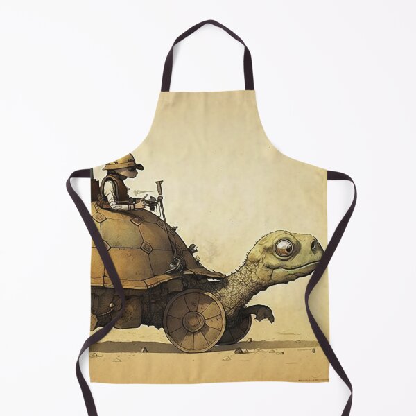 Item preview, Tortoise Car Steampunk Illustration designed and sold by WalterWhatFace.