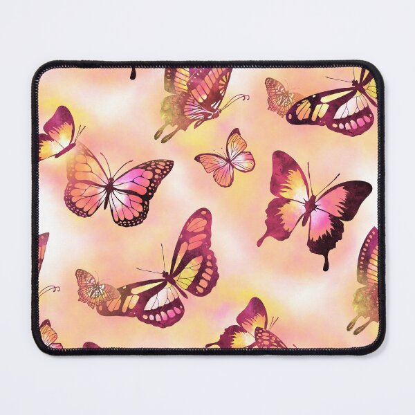 Item preview, Peach Magic Butterflies Pattern designed and sold by Victoria Lehnard.