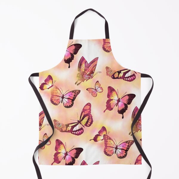 Item preview, Peach Magic Butterflies Pattern designed and sold by Victoria Lehnard.