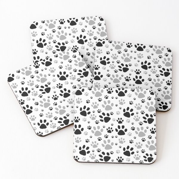 Item preview, cat dog paw pattern designed and sold by KomalArteShop.