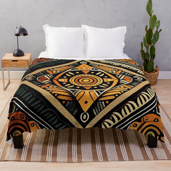 Item preview, Artistic African Pattern Digital Painting designed and sold by CodeAndColors.