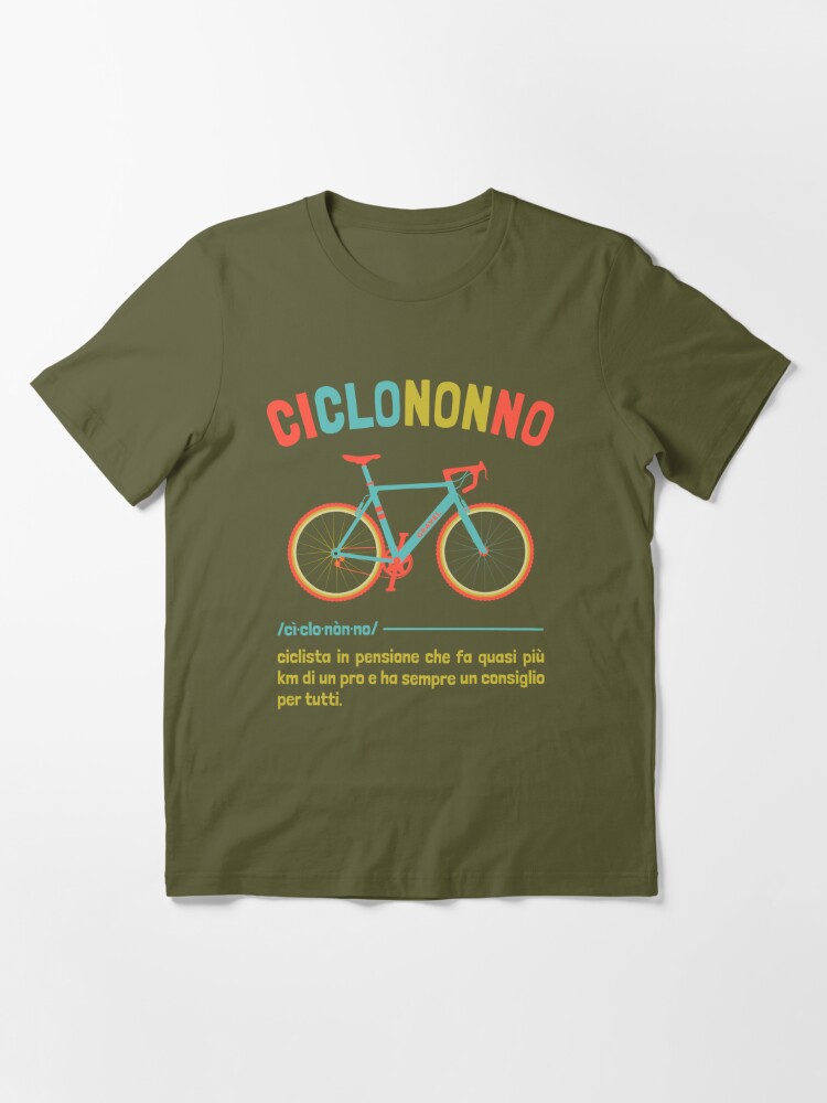 Ciclononno Frasi Bici Uomo Divertenti per il Nonno Ciclista | Essential  T-Shirt