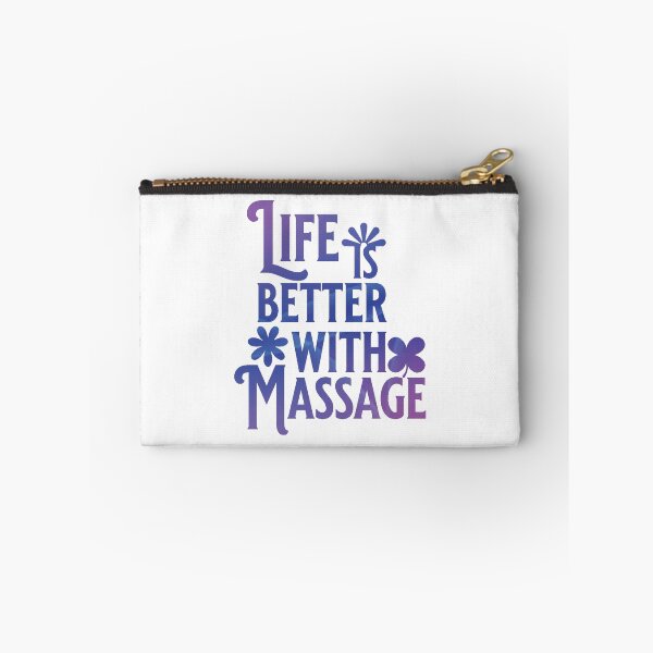 Item preview, Life Is Better With Massage designed and sold by designerpriti.