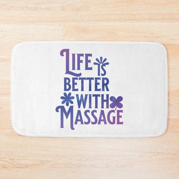 Artikelvorschau, Das Leben ist besser mit Massage entworfen und verkauft von designerpriti.