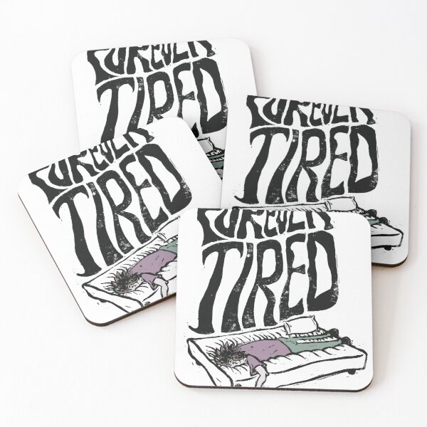 Item preview, Forever Tired with illustration designed and sold by NikkSantellani.