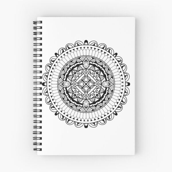Item preview, Draw a mandala in black and white for coloring designed and sold by Domrachid.