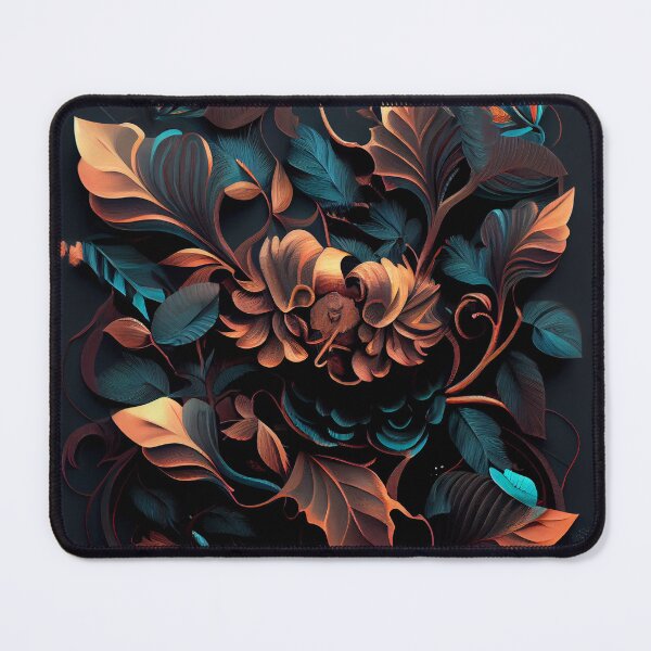 Item preview, Exotic Dark Surreal Contemporary Pattern Digital Painting designed and sold by CodeAndColors.