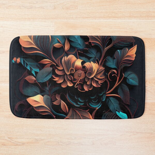 Artikelvorschau, Exotic Dark Surreal Contemporary Pattern Digital Painting entworfen und verkauft von CodeAndColors.