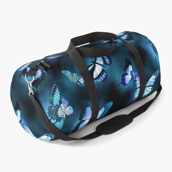 Item preview, Aqua Glowing Magic Butterflies Pattern designed and sold by Victoria Lehnard.