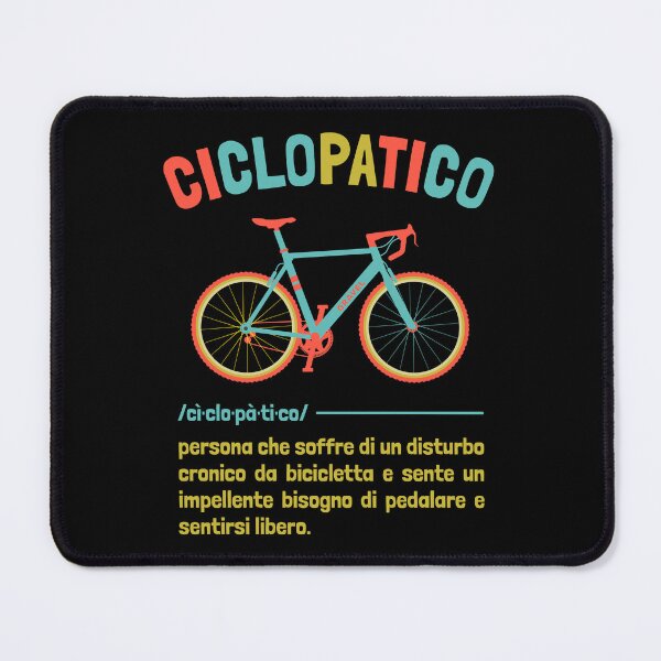 Item preview, Ciclopatico Frase Ciclista Divertente Bici Uomo Simpatica Gravel Bike designed and sold by grinta2021.