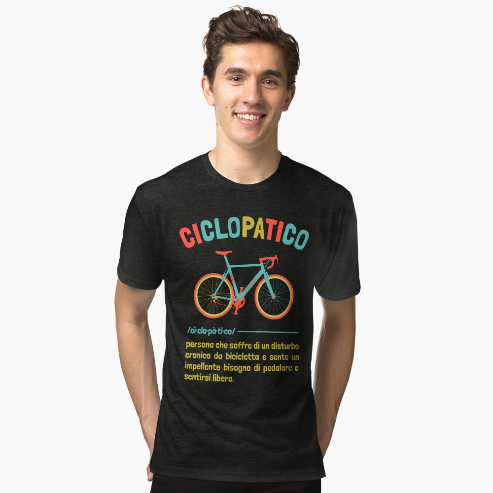 Ciclopatico Frase Ciclista Divertente Bici da Corsa Uomo Simpatica Kids  T-Shirt for Sale by grinta2021