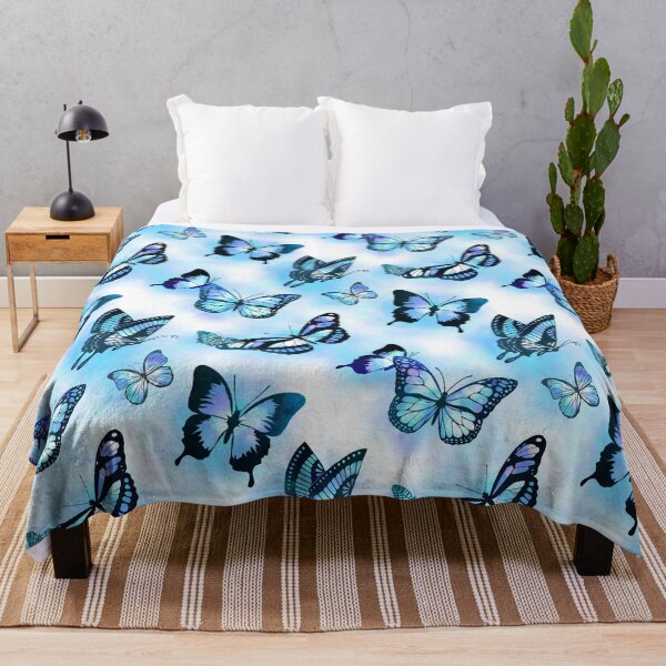 Item preview, Aqua Magic Butterflies Pattern designed and sold by Victoria Lehnard.