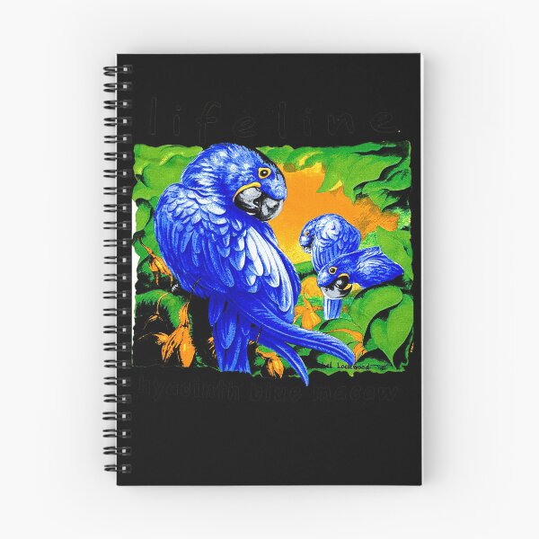 Item preview, Life Line Hyacinth Blue Macaw designed and sold by SHUITOP.