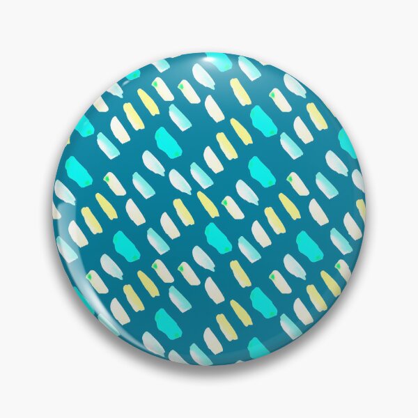 Item preview, Watercolour Paint strokes abstract Blue & Yellow Pattern designed and sold by BirdsNatureArt.