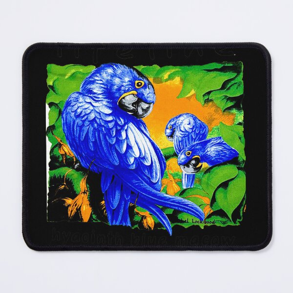 Item preview, Life Line Hyacinth Blue Macaw designed and sold by SHUITOP.