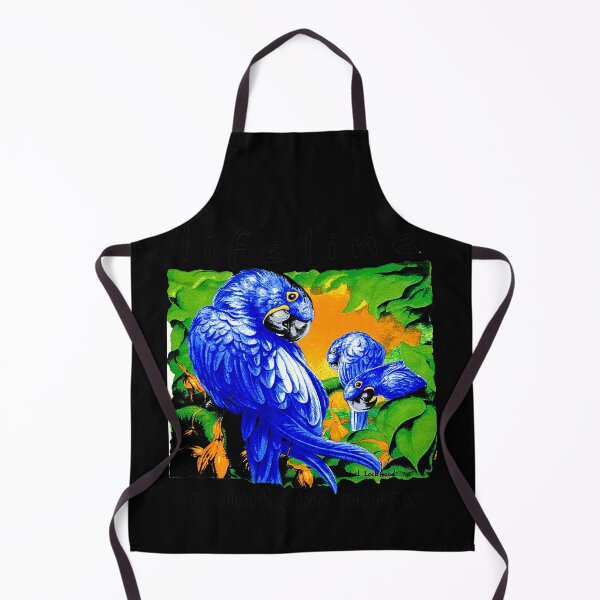 Item preview, Life Line Hyacinth Blue Macaw designed and sold by SHUITOP.