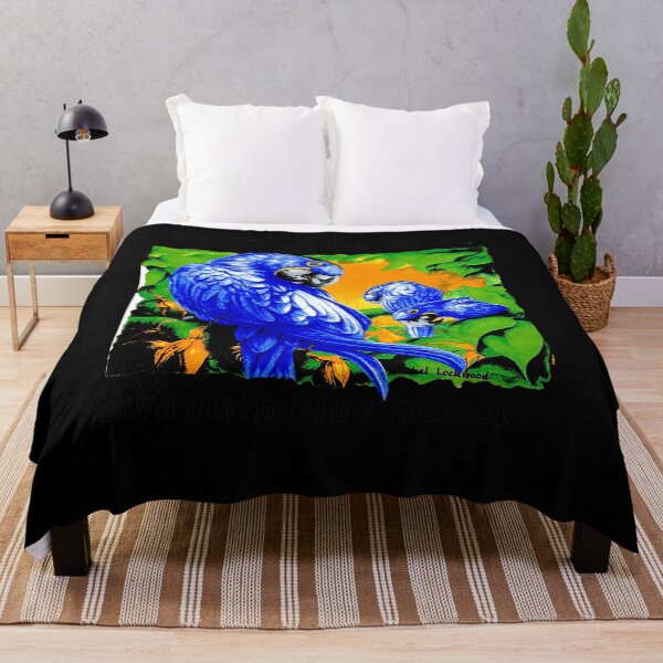 Item preview, Life Line Hyacinth Blue Macaw designed and sold by SHUITOP.
