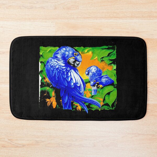 Item preview, Life Line Hyacinth Blue Macaw designed and sold by SHUITOP.