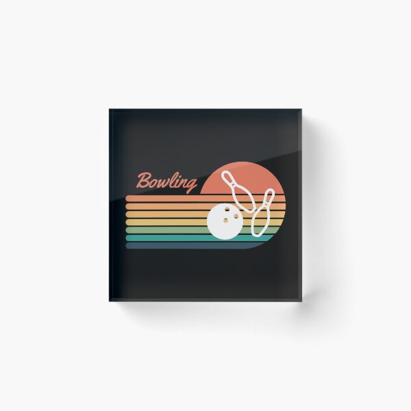 Item preview, Bowling Retro Sunset designed and sold by AlpacaSmokes.