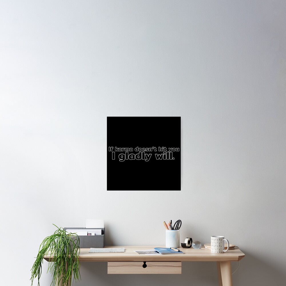 Vista previa del artículo con la obra «Póster», diseñado y vendido por MindAsylum.