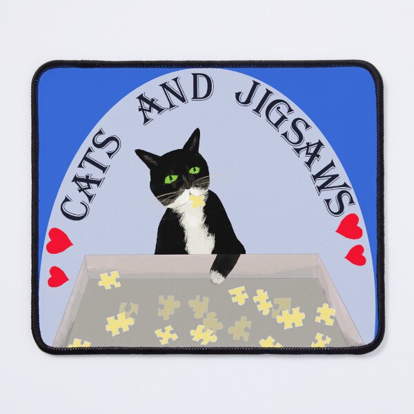 Item preview, Cats and Jigsaws jigsaw puzzles lover and hobbys designed and sold by MiowandMolly.