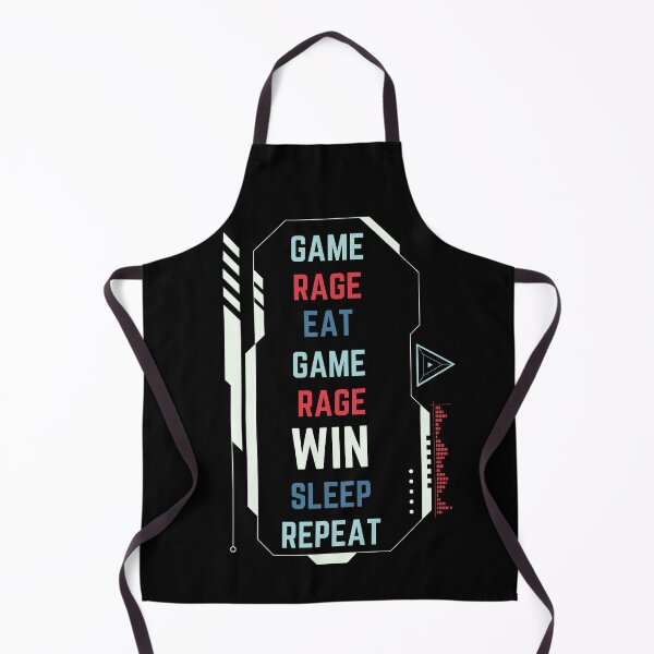 Item preview, Game, Rage, Win, Sleep, Repeat - Funny Gamer Black Color designed and sold by Smagnaferous.