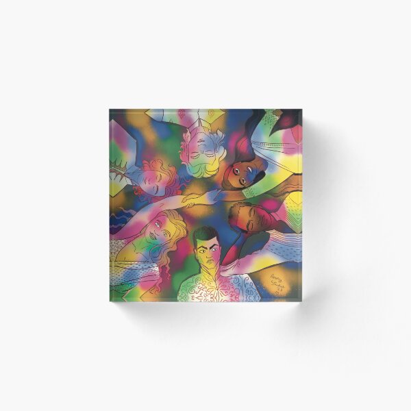 Artikelvorschau, Die Krähen feiern Holi entworfen und verkauft von Arany-Studio.