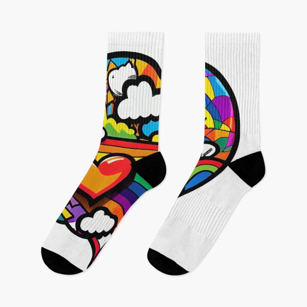Item preview, Rainbow Heart designed and sold by PixelProphets.