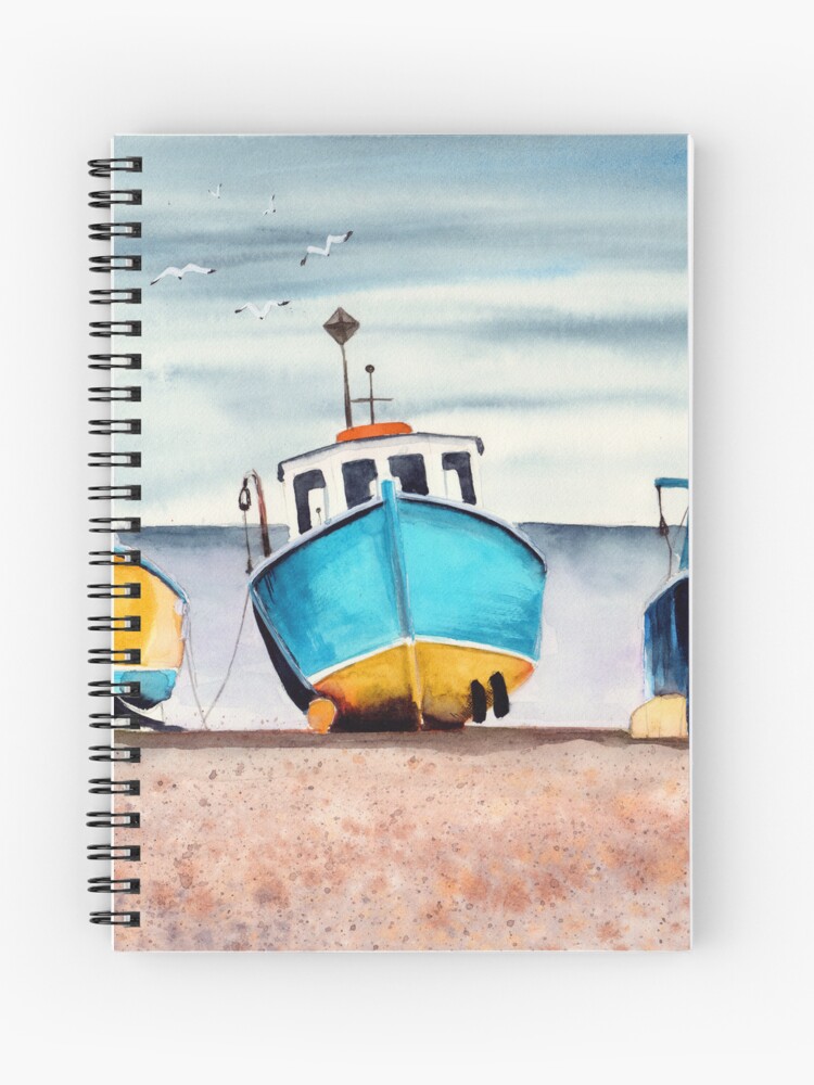 Cahier Spirales Aquarelle Bord de Mer