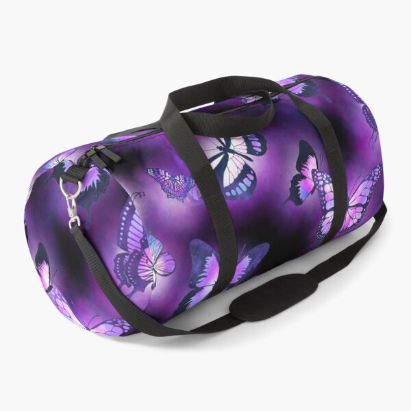 Item preview, Purple Glowing Magic Butterflies Pattern designed and sold by Victoria Lehnard.