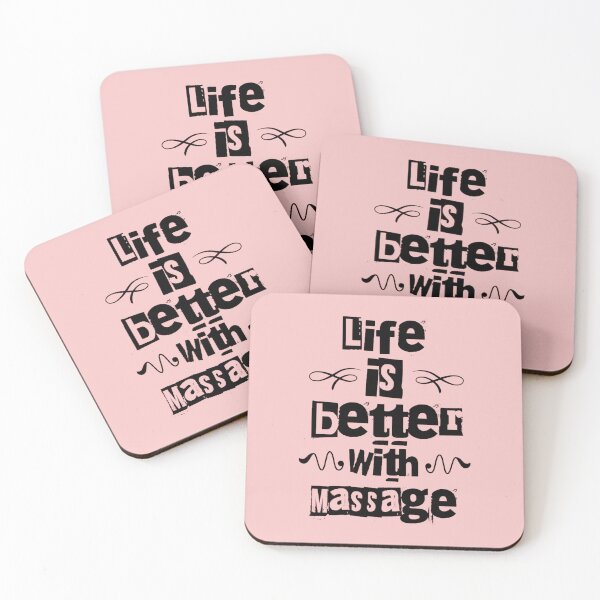 Item preview, Life Is Better With Massage designed and sold by designerpriti.