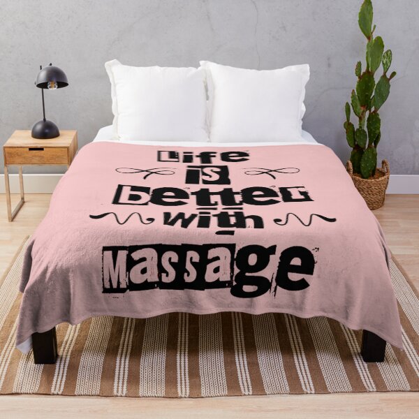 Item preview, Life Is Better With Massage designed and sold by designerpriti.
