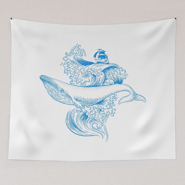 Item preview, whale designed and sold by addict2reading.