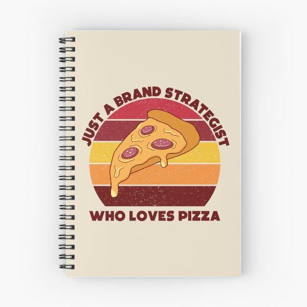 Item preview, just a brand strategist who loves pizza, dark text, funny pizza lovers, brand strategist job ,brand strategist humor, joke, meme, foodie worker, funny food lover sayings designed and sold by SGS-.