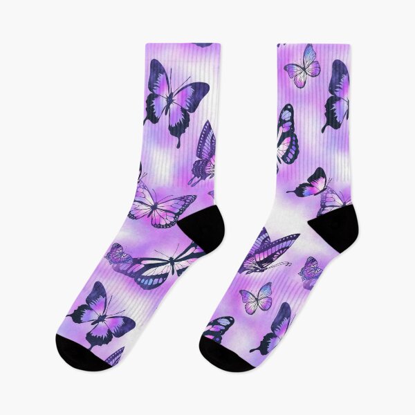 Item preview, Purple Magic Butterflies Pattern designed and sold by Victoria Lehnard.
