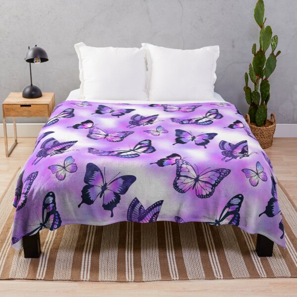 Item preview, Purple Magic Butterflies Pattern designed and sold by Victoria Lehnard.