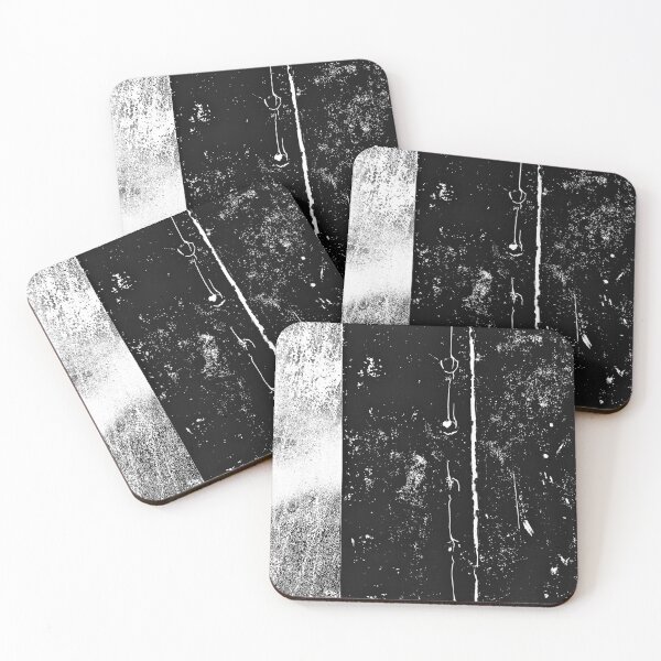 Item preview, Urban Abstract Modern Art Grunge Style Black and White 4 of 6 designed and sold by Beachy.