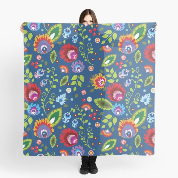 Item preview,  Polish Folklore - beautiful composition on classic blue designed and sold by FK-UK.