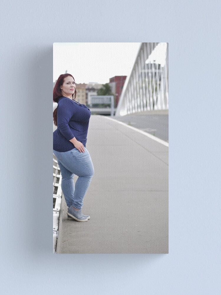 plus size models, busty, bbw, sexy, boobs Canvas Print for Sale by  Feetmodels
