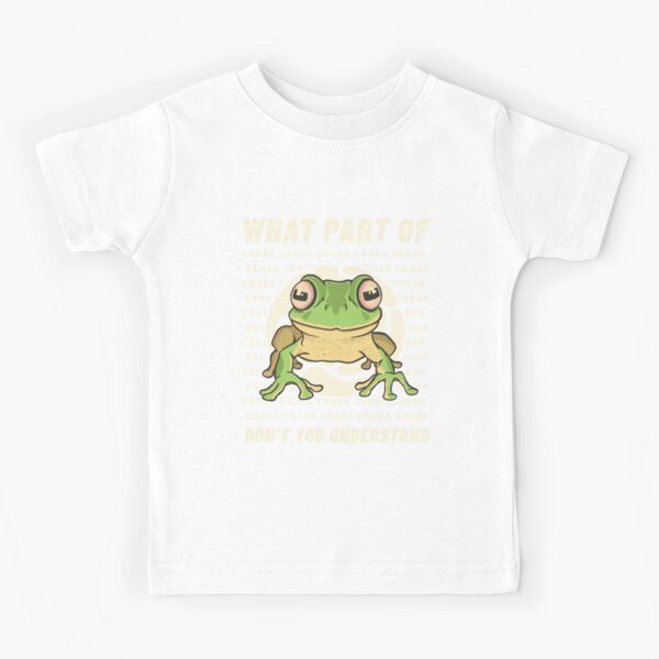 Frog catching butterflies | Kids T-Shirt