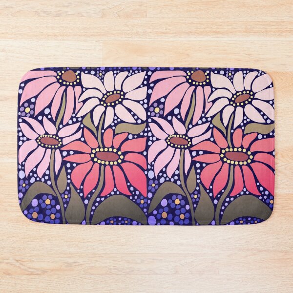 Item preview, Cute summer pink wildflower boho Art  designed and sold by Yarafantasyart.