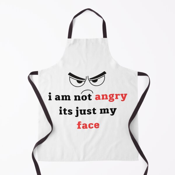 Item preview, i am not angry its just my face designed and sold by style4u ⭐⭐⭐⭐⭐(17K).