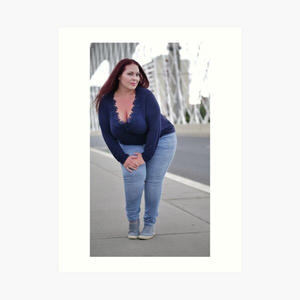 plus size models, busty, bbw, sexy, boobs Art Print for Sale by Feetmodels