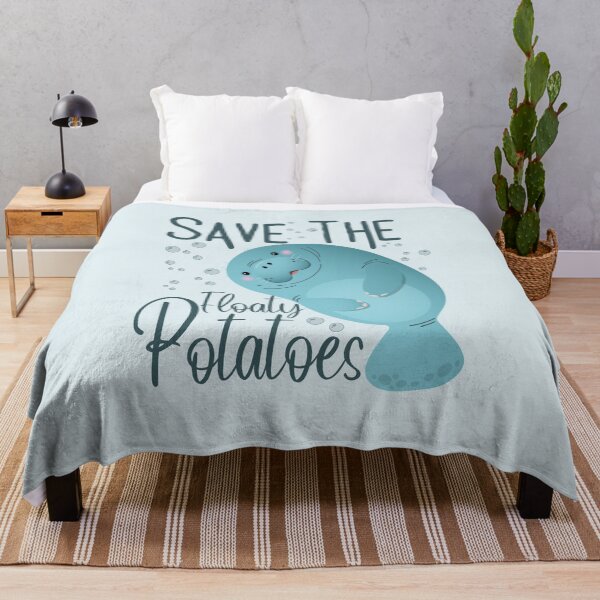 Item preview, Save the floaty potatoes funny manatees  designed and sold by 4youwithlove2.